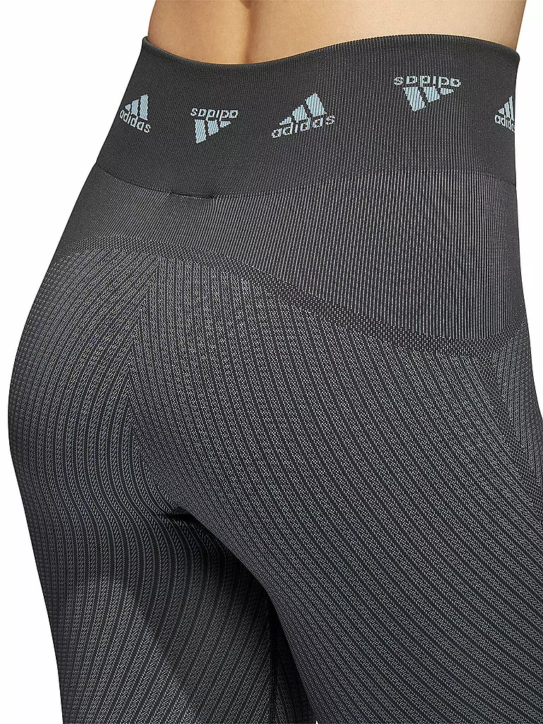 ADIDAS | Damen Fitnesstight Aeroknit 7/8 | grau
