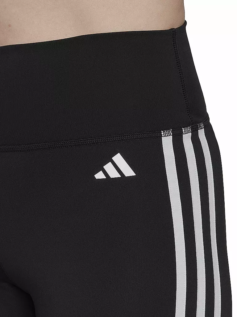 ADIDAS | Damen Fitnesstight Essentials 3-Streifen High-Waisted | schwarz