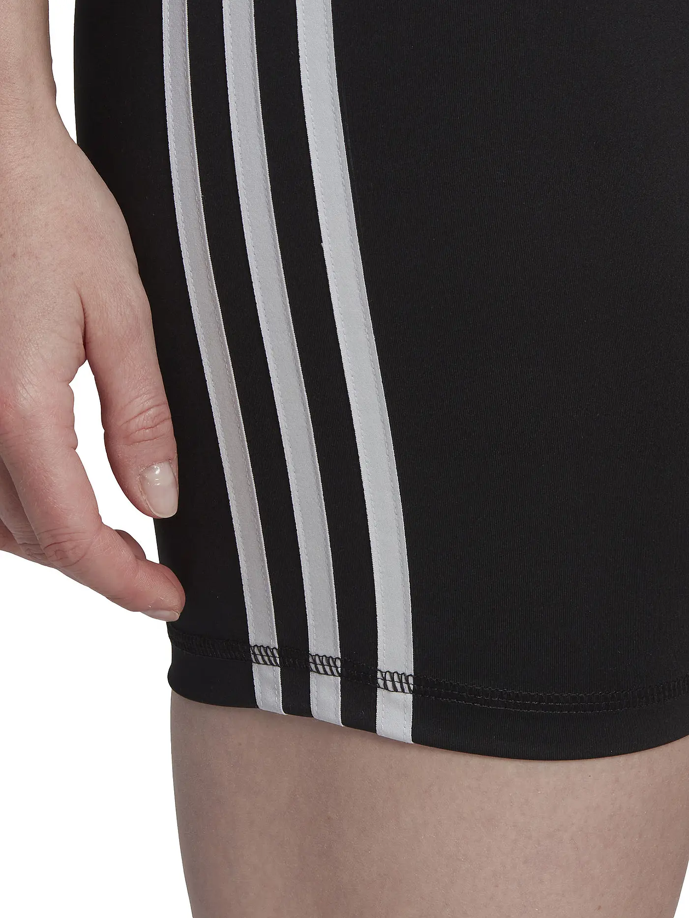 ADIDAS | Damen Fitnesstight Essentials 3-Streifen High-Waisted | schwarz