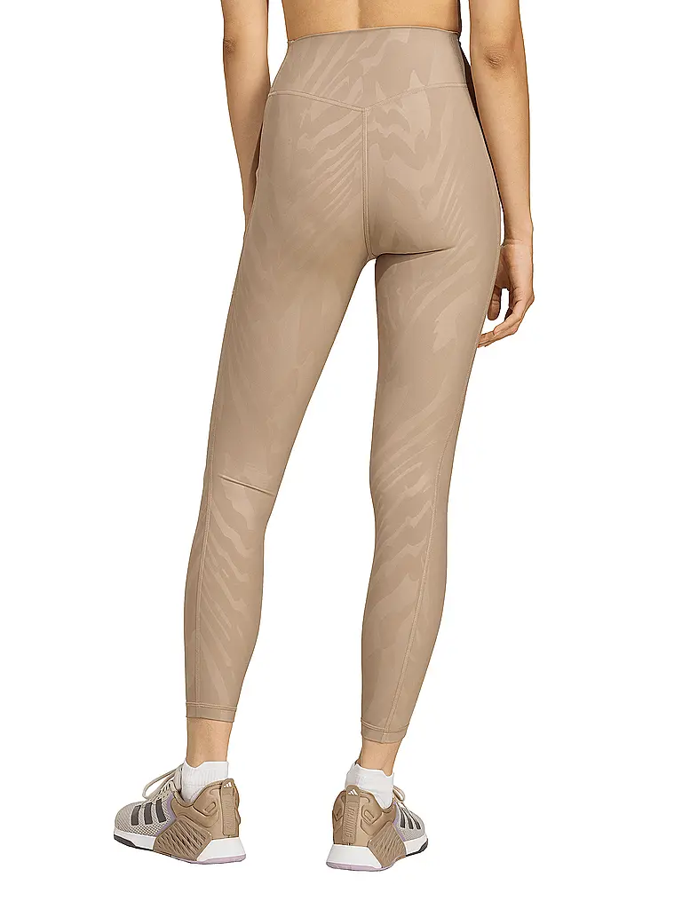 ADIDAS | Damen Fitnesstight Optime | camel