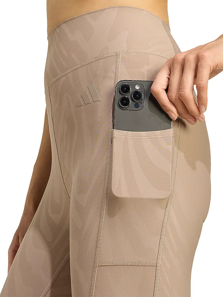 ADIDAS | Damen Fitnesstight Optime | camel