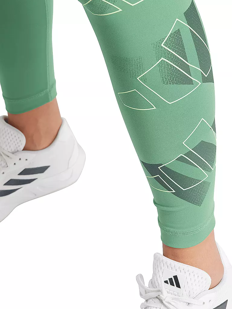 ADIDAS | Damen Fitnesstight ssentials Brand Love 7/8 | dunkelgrün