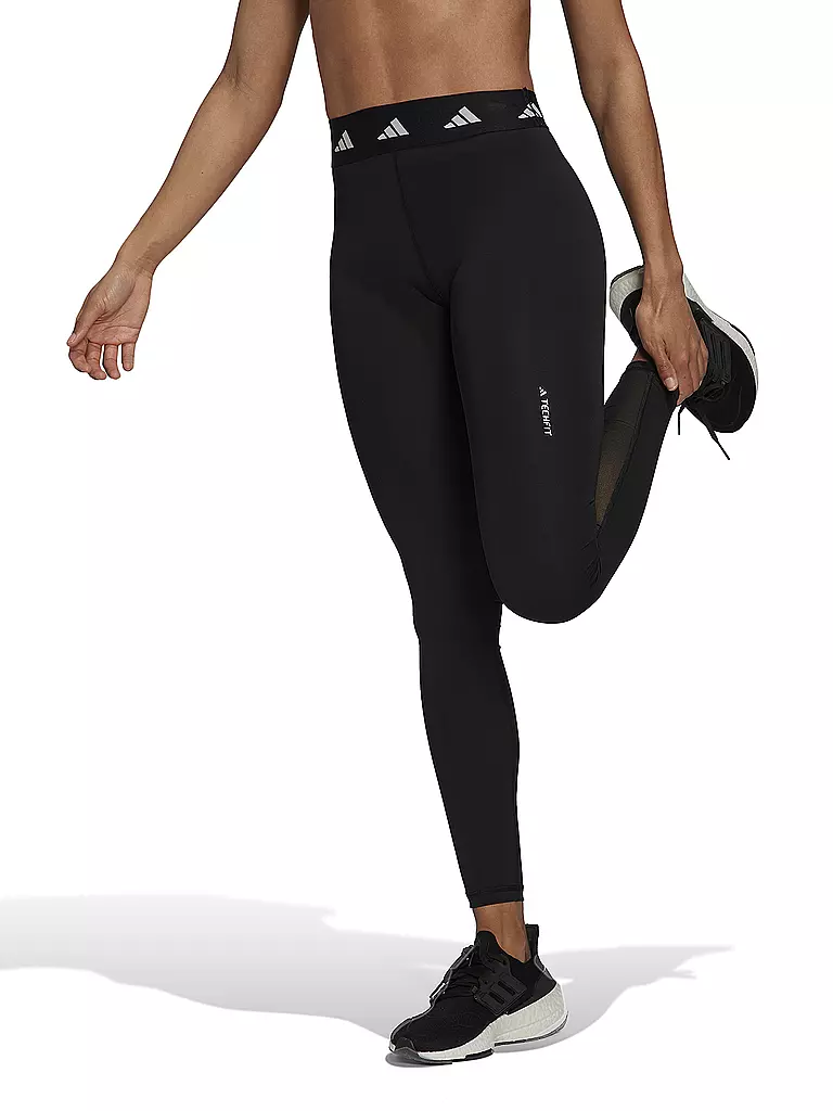 ADIDAS | Damen Fitnesstight Techfit  | schwarz