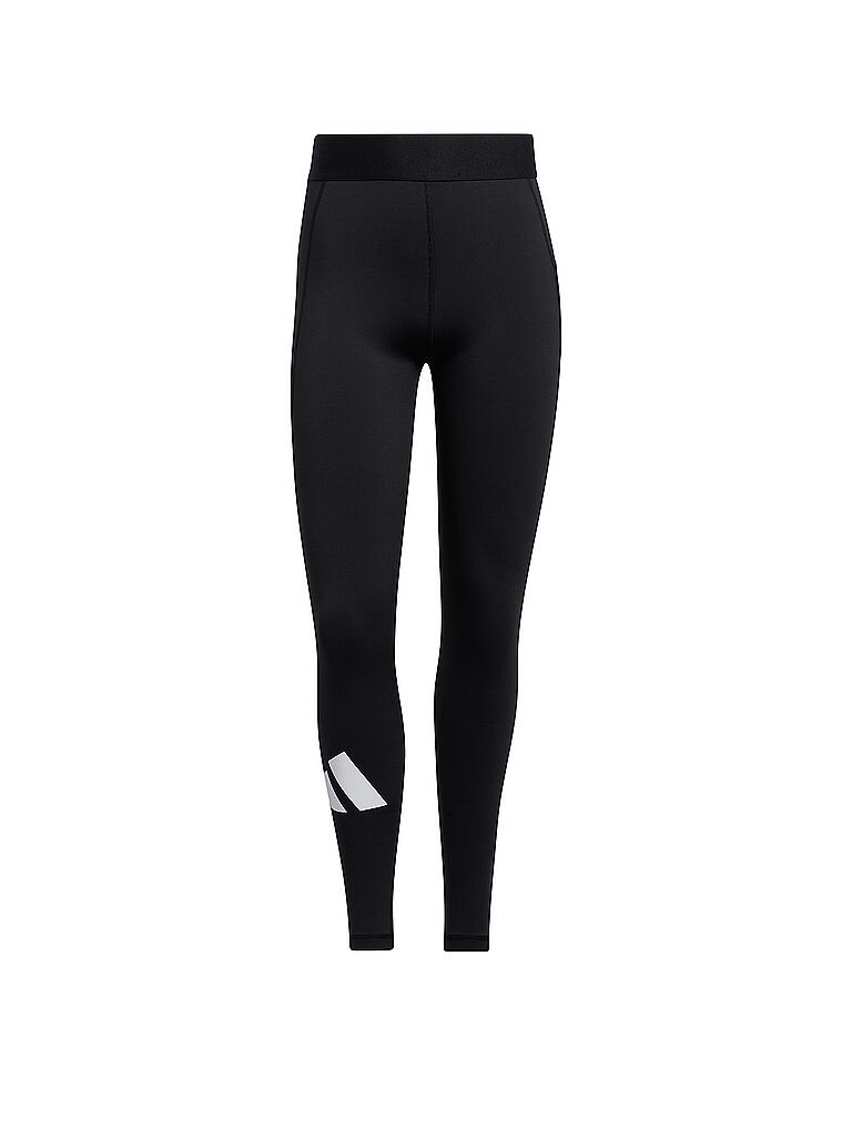 ADIDAS | Damen Fitnesstight Techfit Mid Rise Badge of Sport | schwarz
