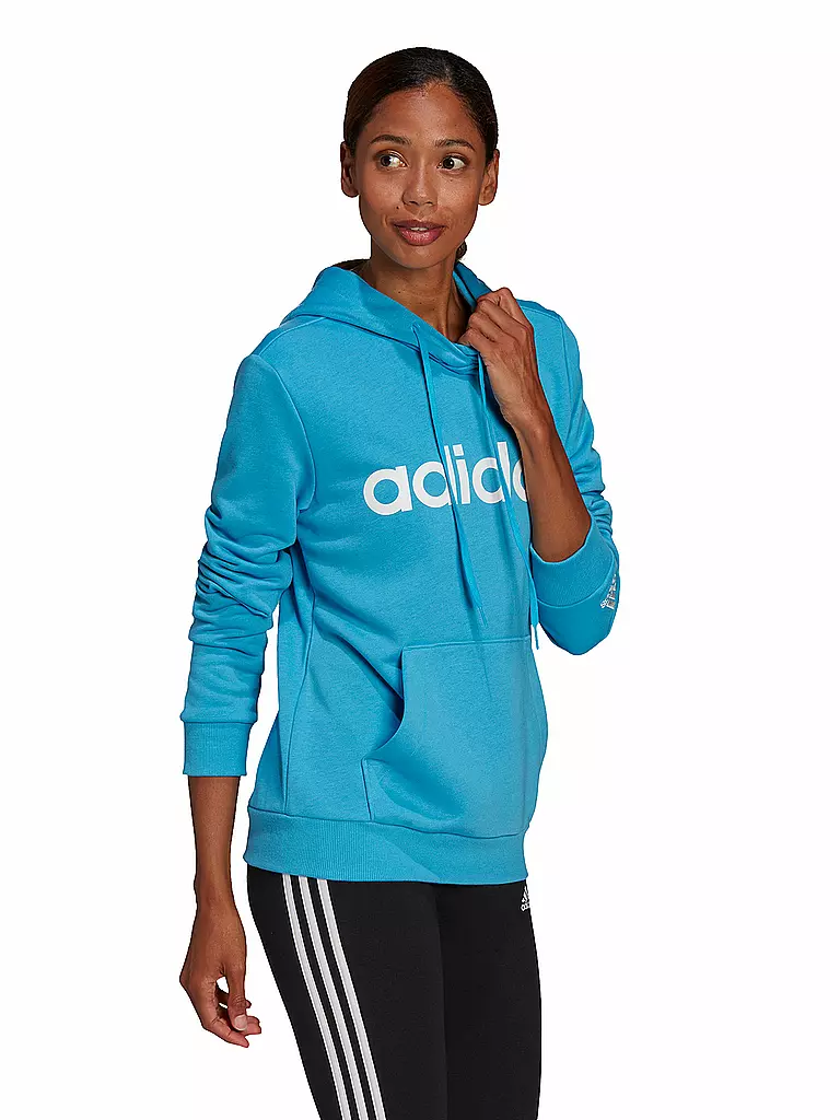ADIDAS | Damen Hoodie Essentials Logo | blau