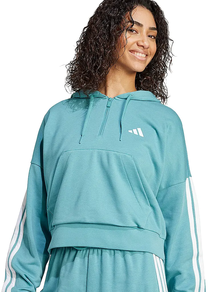 ADIDAS | Damen Hoodie Half Zip 3S | 