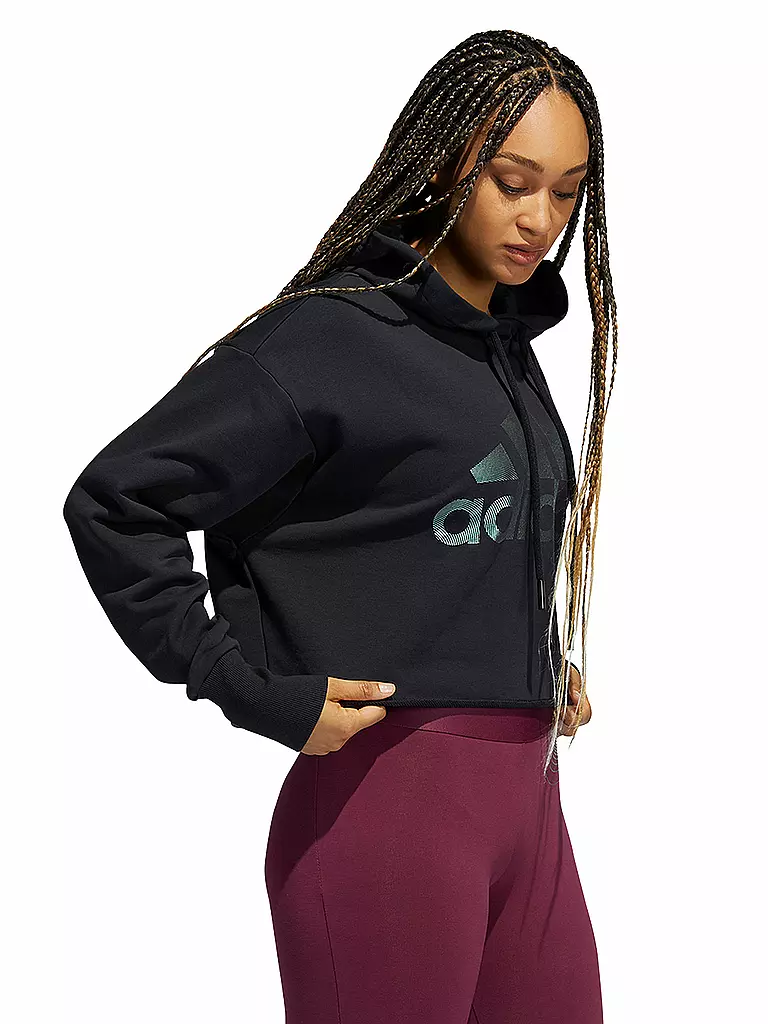 ADIDAS | Damen Hoodie Holiday Graphic | schwarz