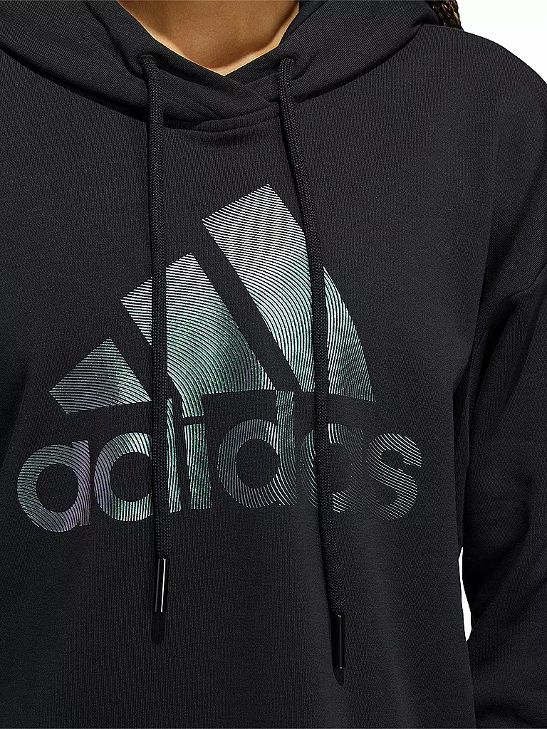ADIDAS | Damen Hoodie Holiday Graphic | schwarz
