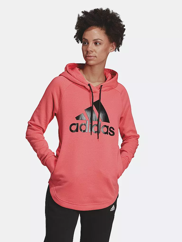 ADIDAS | Damen Hoodie Must Haves Badge of Sport | rot