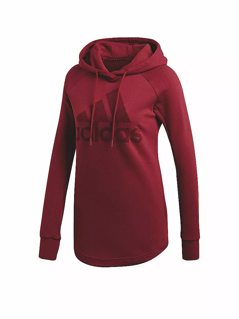 ADIDAS | Damen Hoodie Sport ID Open Hem | rot