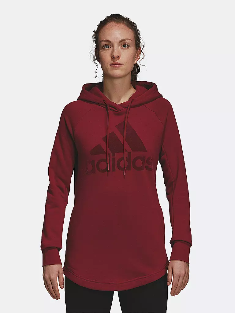 ADIDAS | Damen Hoodie Sport ID Open Hem | rot
