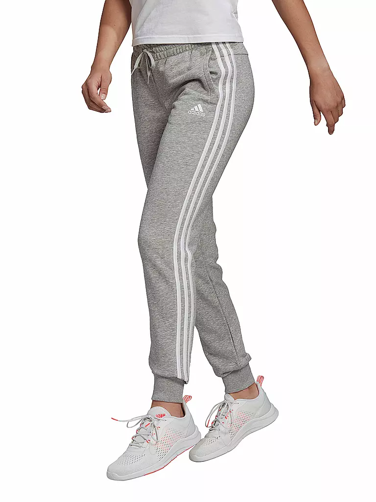 ADIDAS | Damen Jogginghose 3-Streifen | grau