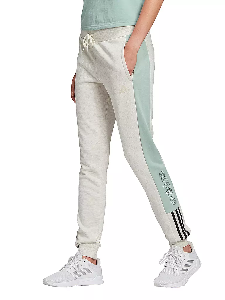 ADIDAS | Damen Jogginghose Essential Logo | beige