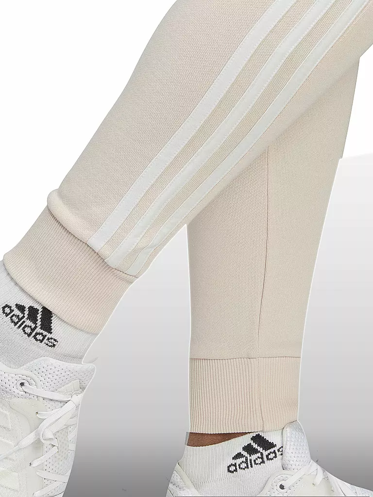 ADIDAS | Damen Jogginghose Essentials 3-Streifen French Terry Cuffed | beige