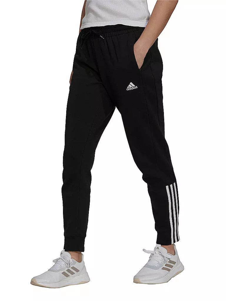 ADIDAS | Damen Jogginghose Essentials 3-Streifen | schwarz