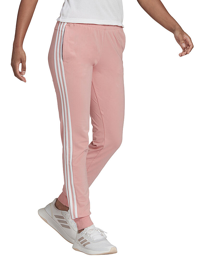 ADIDAS | Damen Jogginghose Essentials 3-Streifen | rosa