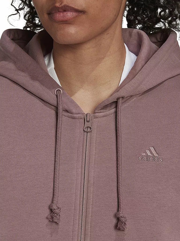 ADIDAS | Damen Kapuzenjacke ALL SZN Fleece Full-Zip  | beere