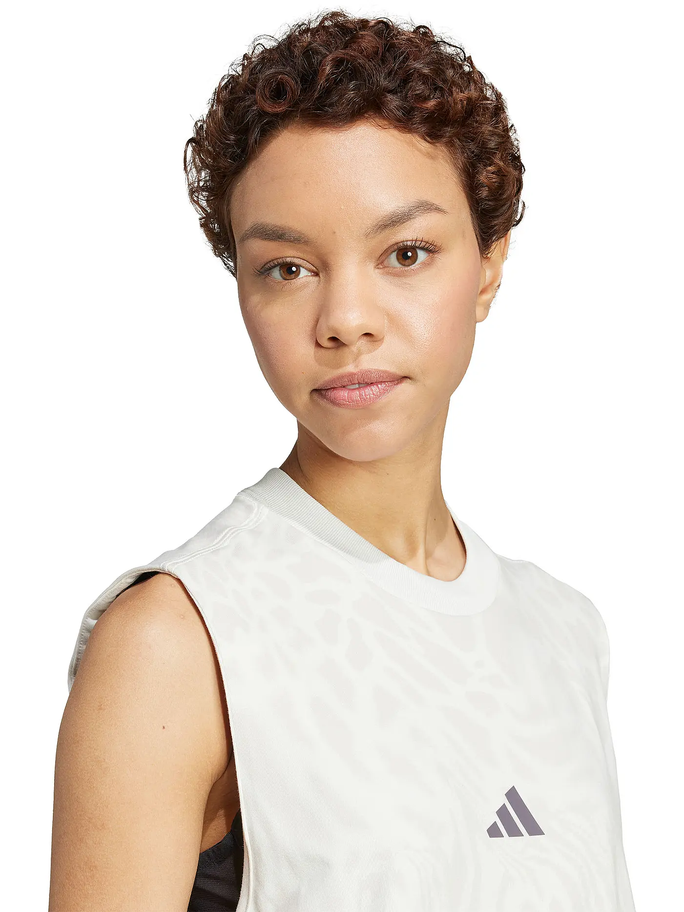 ADIDAS | Damen Kleid Essentials 3 Streifen Print | beige