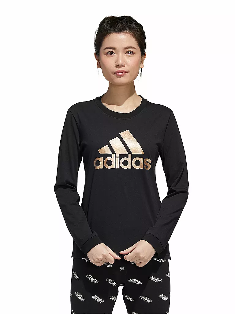 ADIDAS | Damen Langarmshirt  U-4-U | schwarz