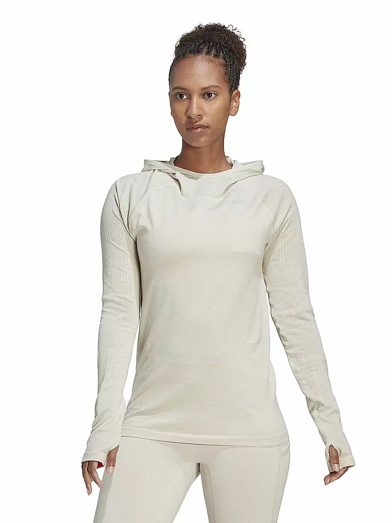 ADIDAS | Damen Laufhoodie LA Xcity LS Winter | beige