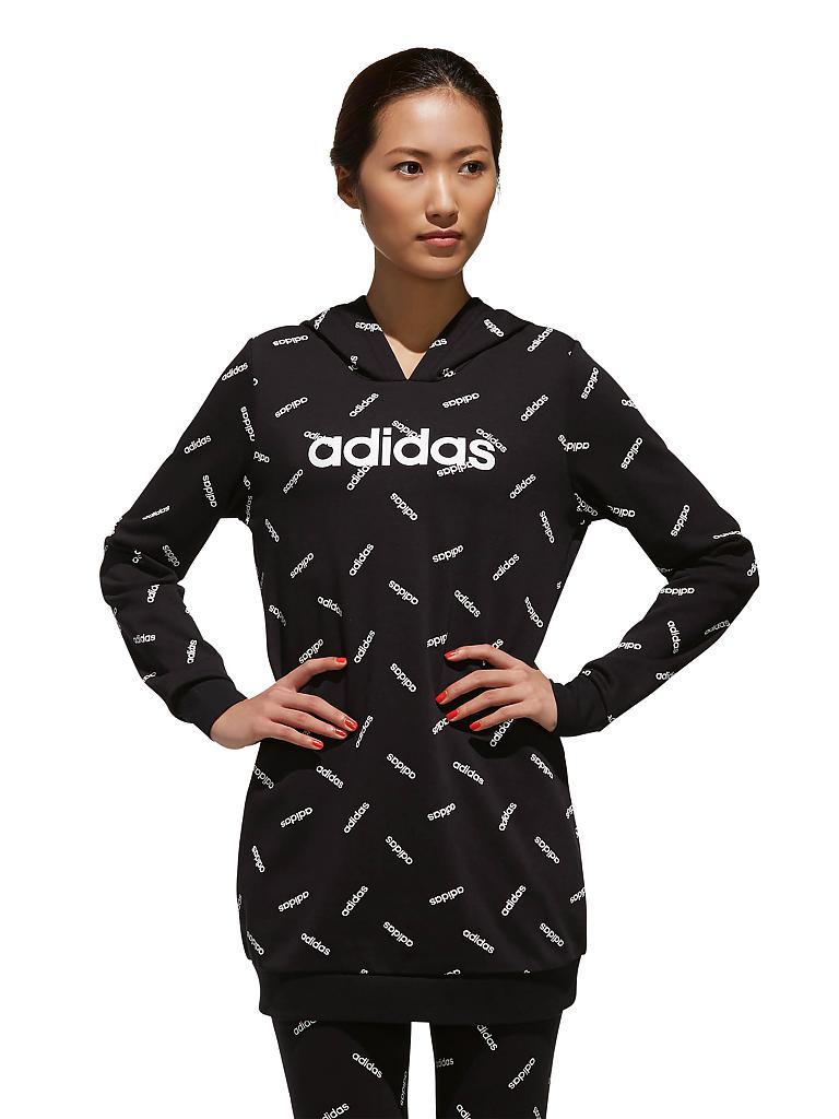 ADIDAS | Damen Long-Hoodie Graphic | schwarz