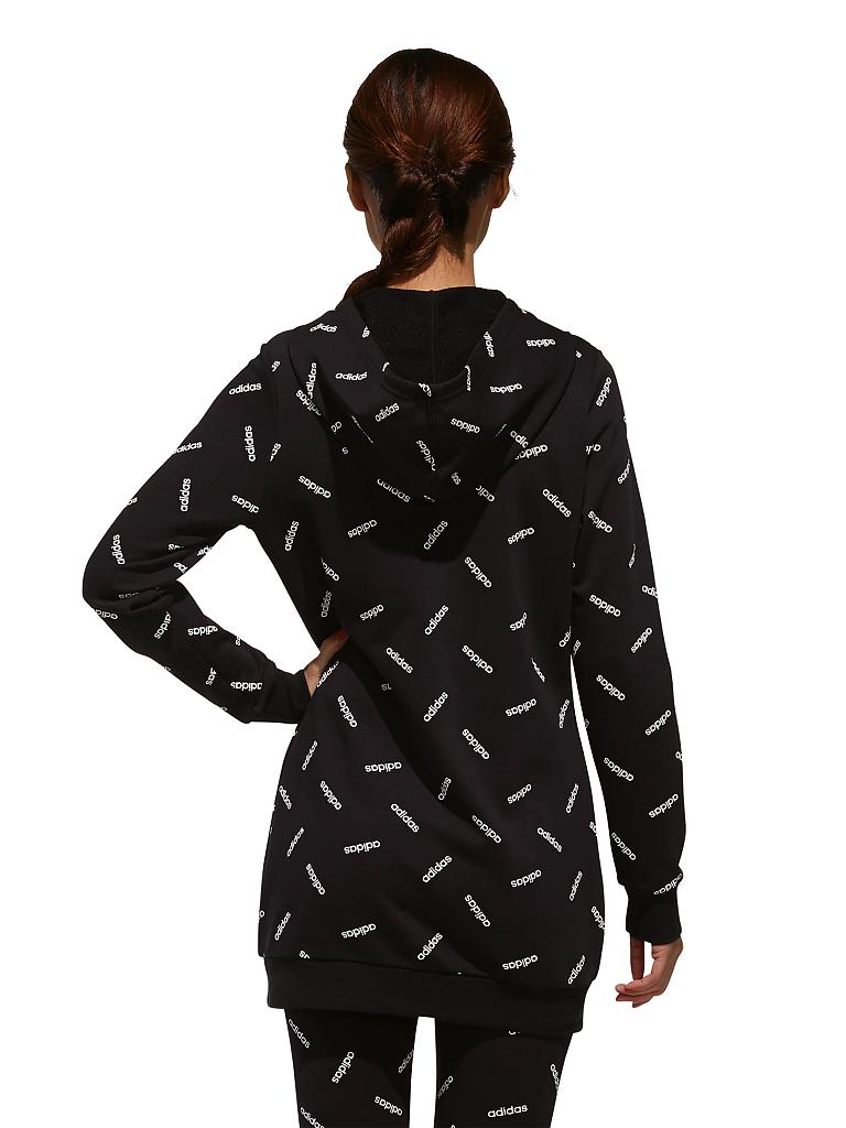 ADIDAS | Damen Long-Hoodie Graphic | schwarz