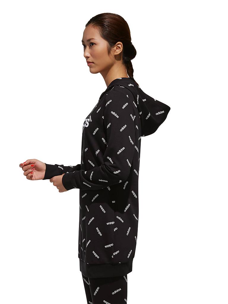 ADIDAS | Damen Long-Hoodie Graphic | schwarz