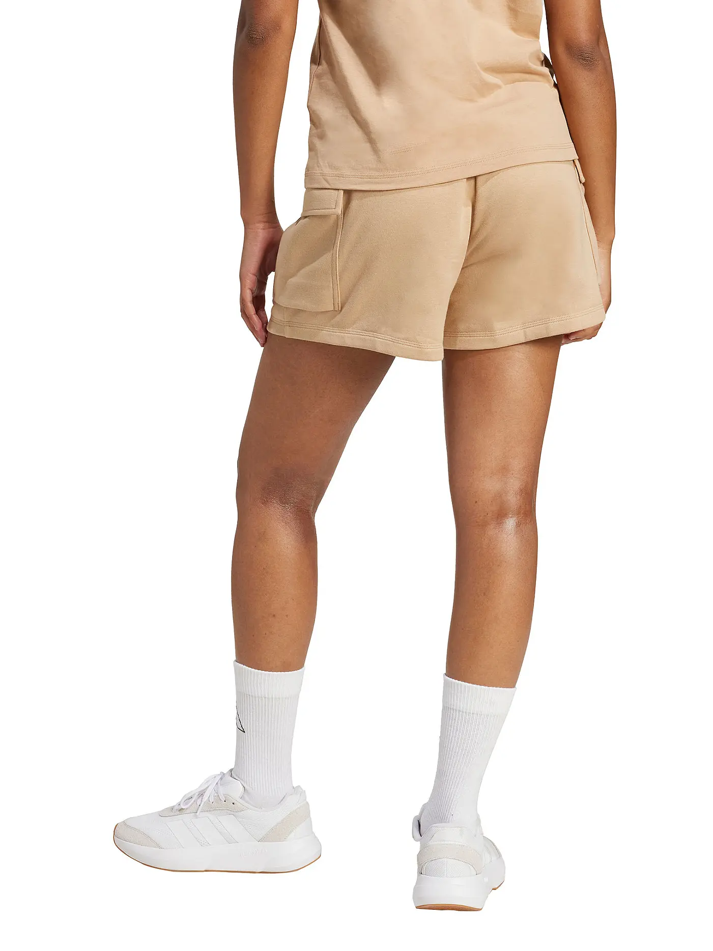 ADIDAS | Damen Short French Terry Cargo | camel