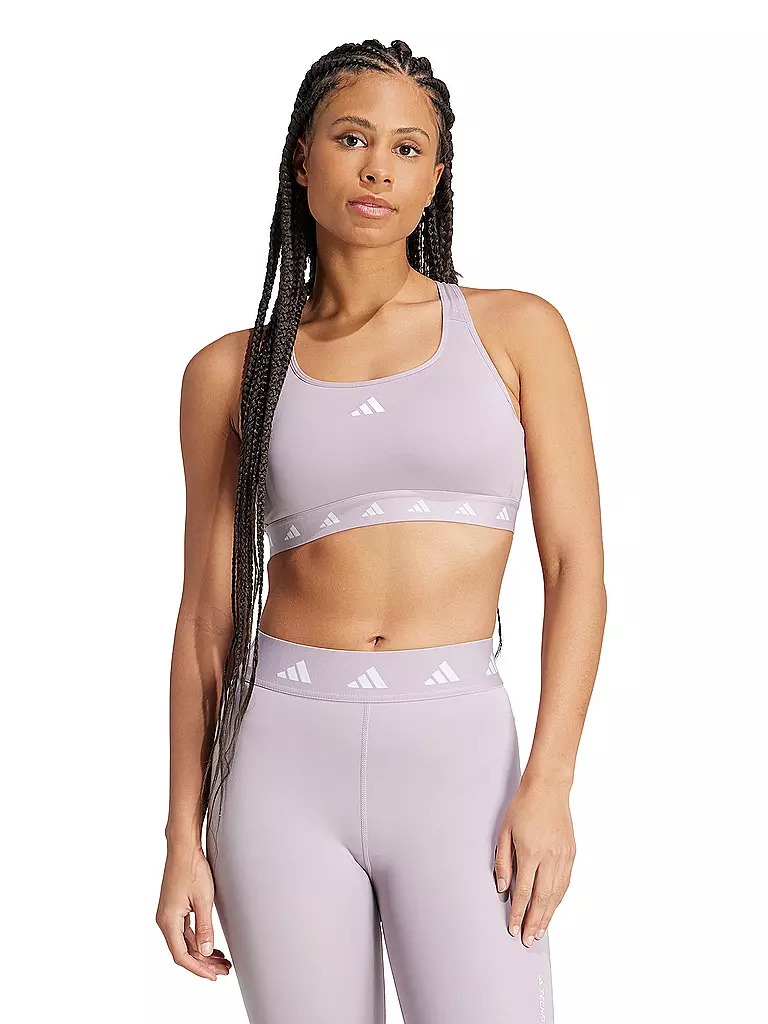 ADIDAS | Damen Sport-BH Powerreact Techfit Medium Support | rosa