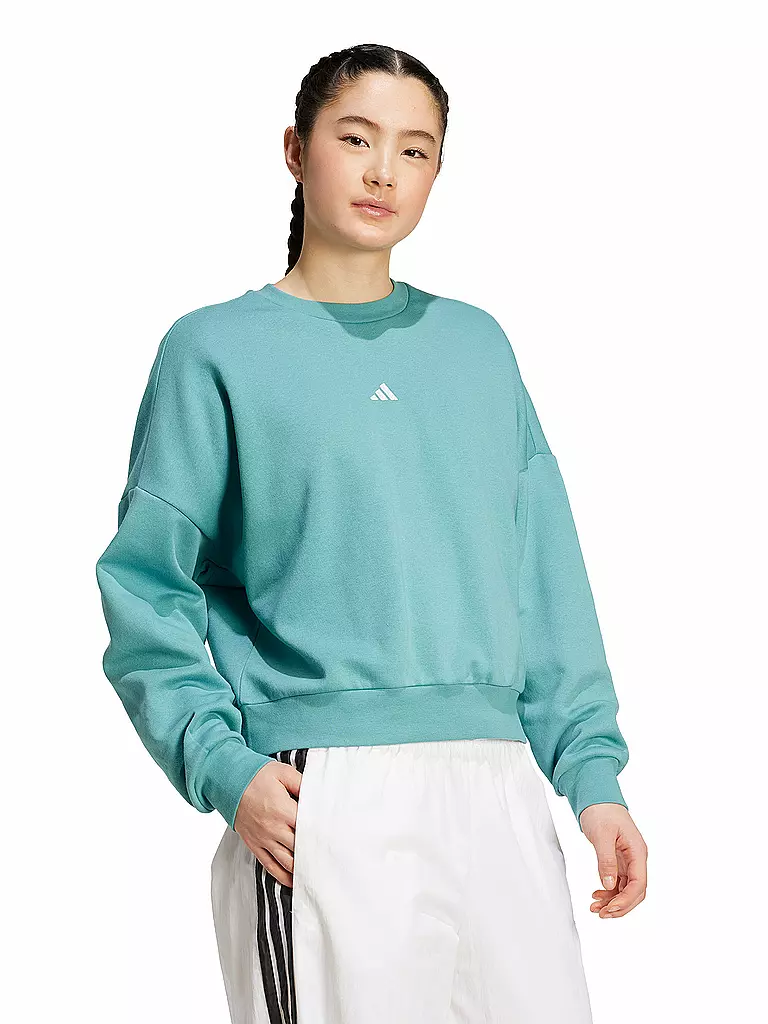 ADIDAS | Damen Sweater Essentials Feelcomfy | petrol