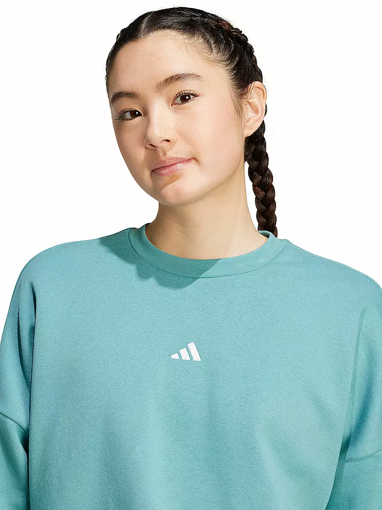ADIDAS | Damen Sweater Essentials Feelcomfy | petrol