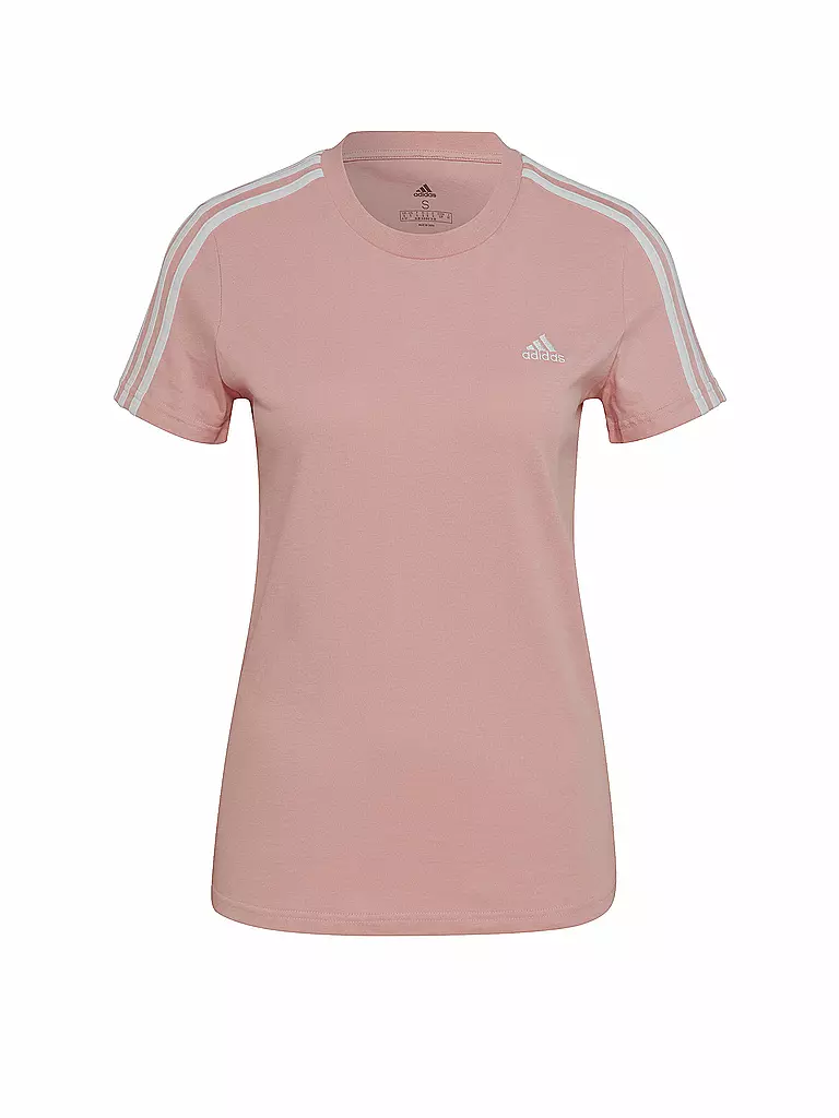 ADIDAS | Damen T-Shirt 3-Streifen | rosa