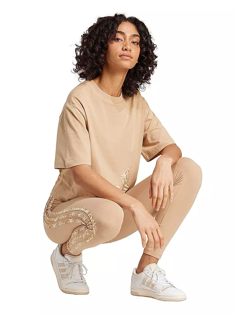 ADIDAS | Damen T-Shirt 3S Cropped | koralle