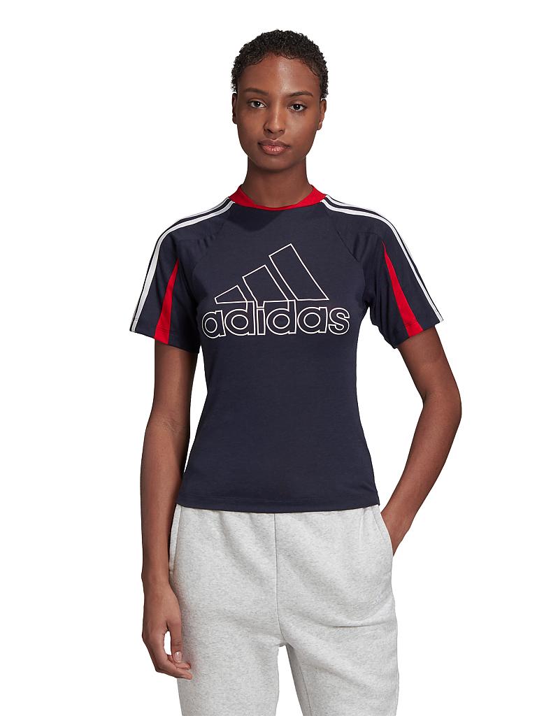 ADIDAS | Damen T-Shirt Aeroready Logo | blau