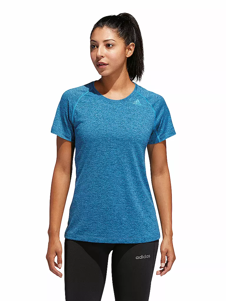 ADIDAS | Damen T-Shirt Prime 3-Streifen | blau