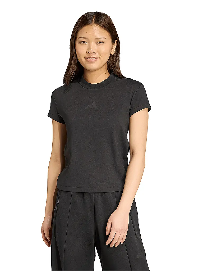ADIDAS | Damen T-Shirt Z.N.E. Baby | schwarz