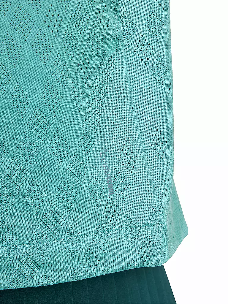 ADIDAS | Damen Tennispolo Pro Original | petrol