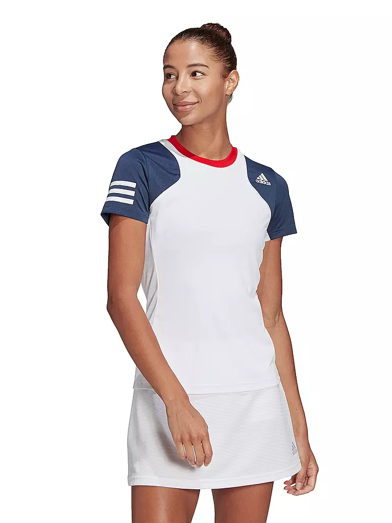 ADIDAS | Damen Tennisshirt Club | weiss