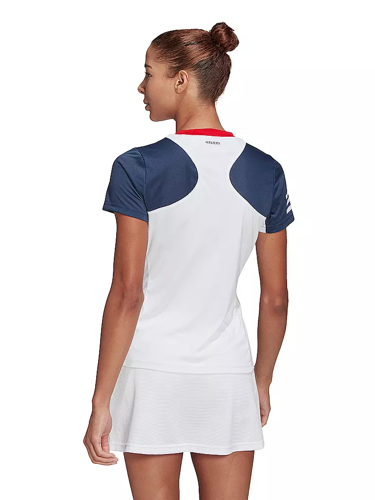 ADIDAS | Damen Tennisshirt Club | weiss