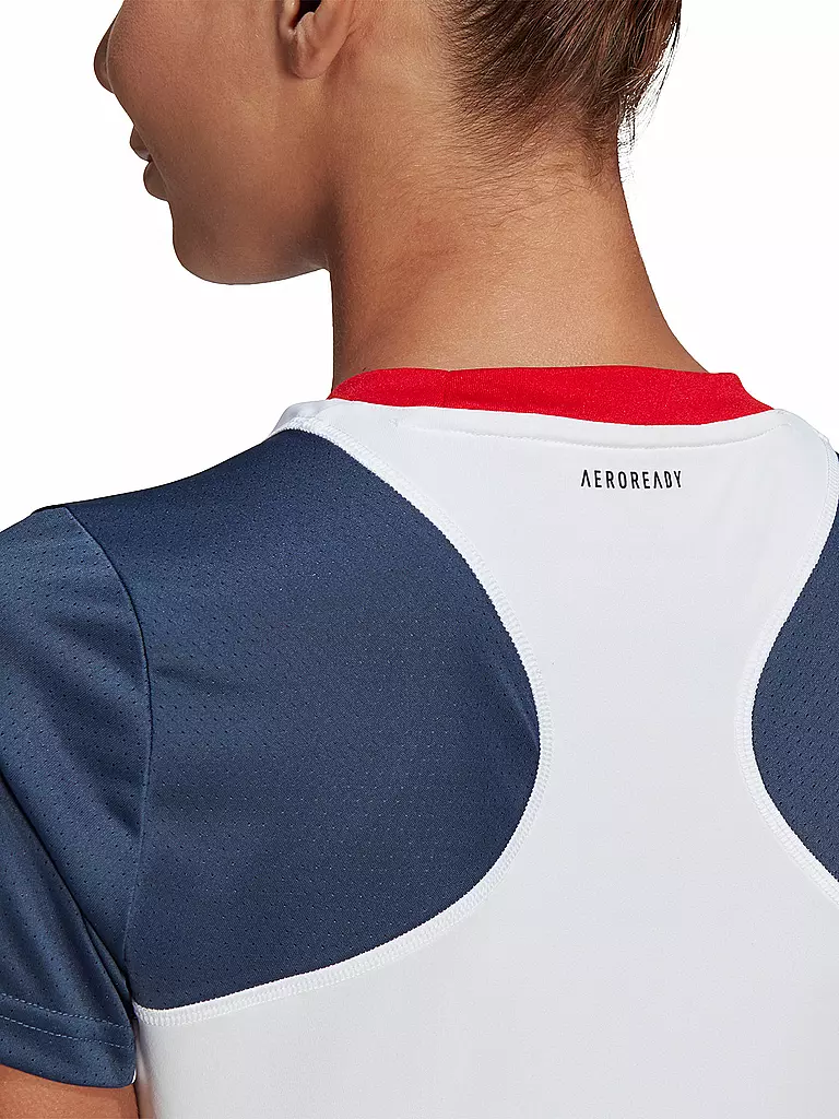 ADIDAS | Damen Tennisshirt Club | weiss