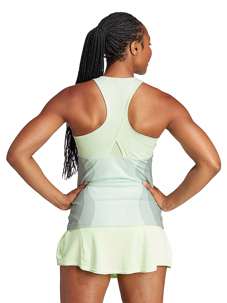 ADIDAS | Damen Tennistank HEAT.RDY Pro Y-Tank | grün