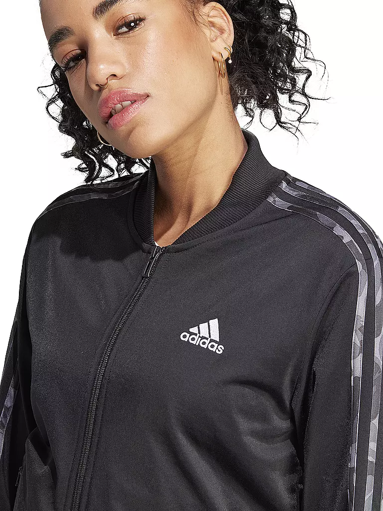 ADIDAS | Damen Trainingsanzug 3-Streifen | schwarz