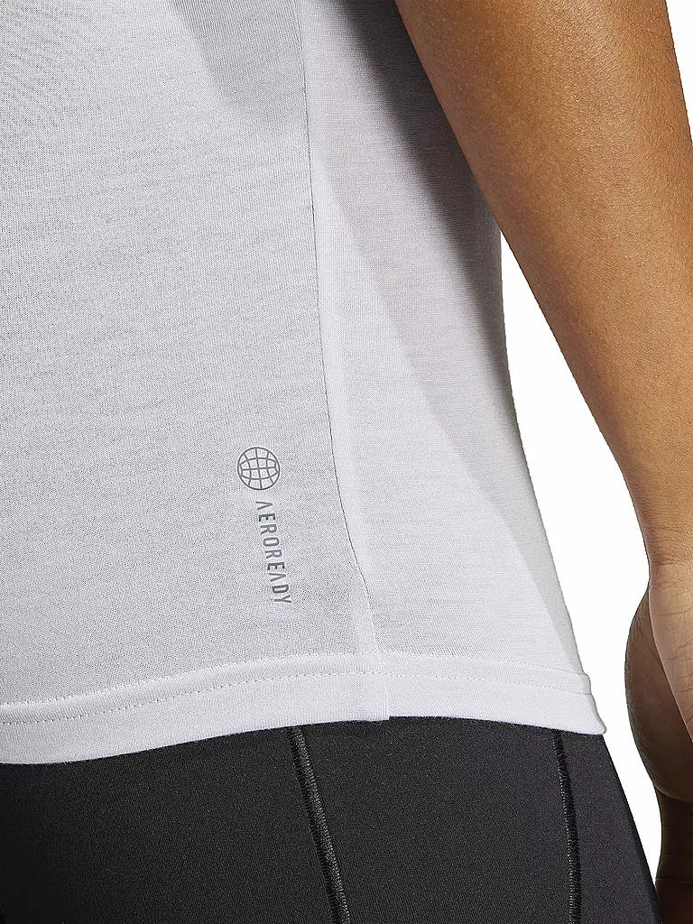 ADIDAS | Damen Yoga T-Shirt | lila
