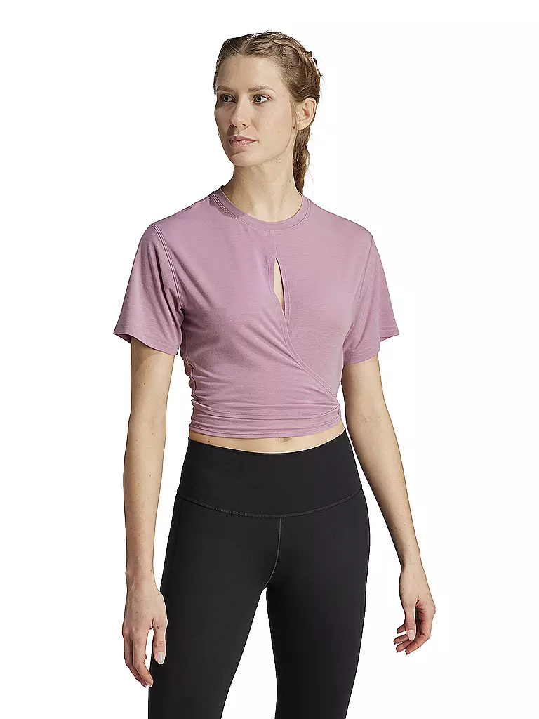 ADIDAS | Damen Yogashirt Yoga Studio | beere