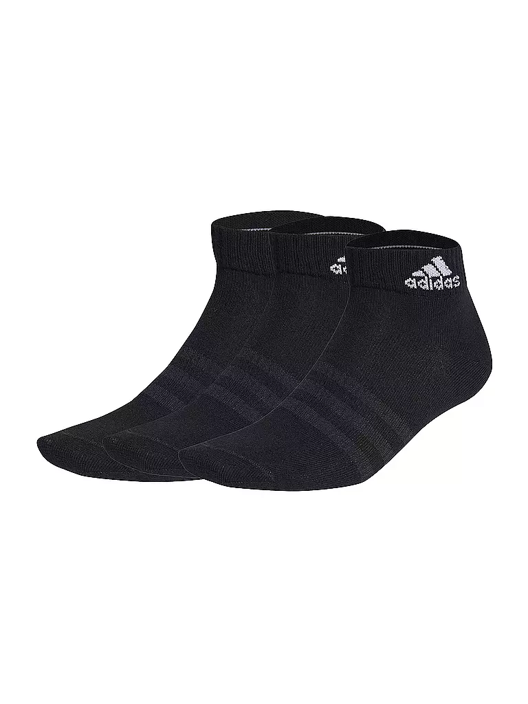 ADIDAS | Freizeitsocken Thin and Light Ankle 3er Pkg. | schwarz