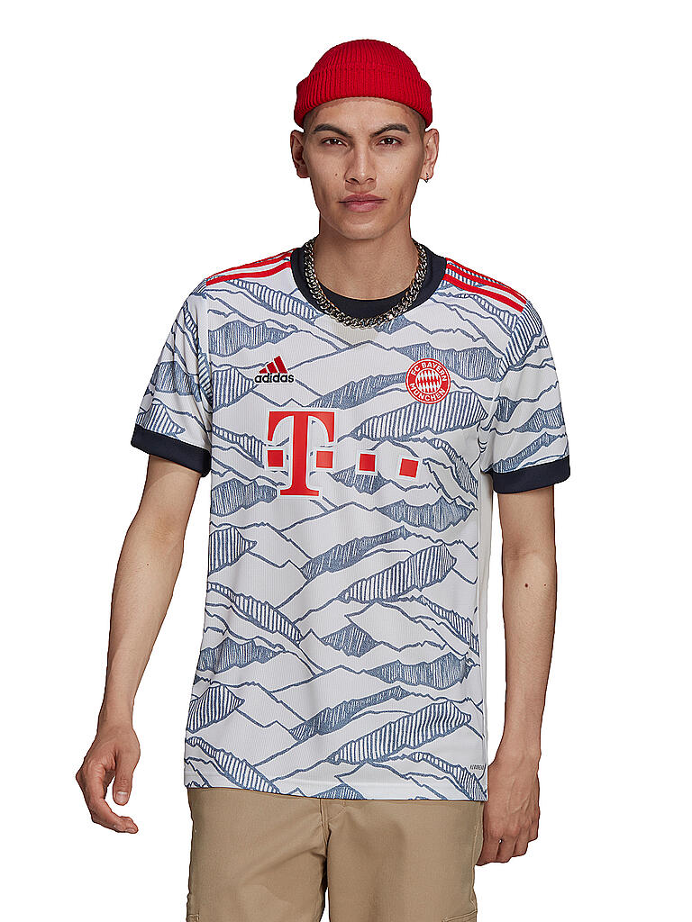 Outlets In Der Nähe Von München ADIDAS Herren Ausweichtrikot FC Bayern München Replica 21/22 weiß