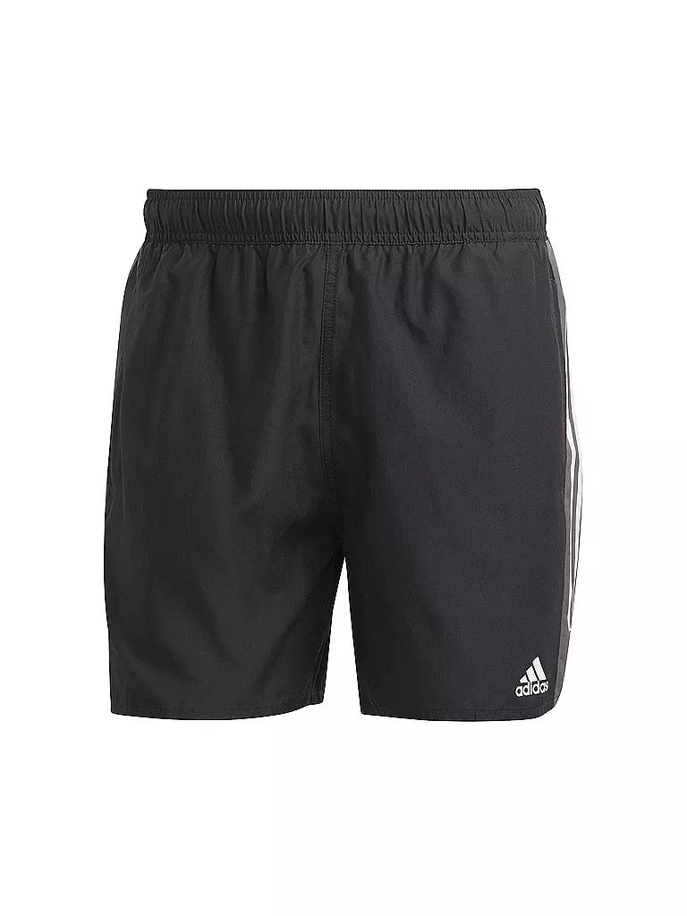 ADIDAS | Herren Badeshort Short Length Colorblock 3-Streifen | schwarz