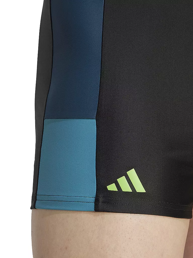 ADIDAS | Herren Beinbadehose Colorblock Swim Boxer | schwarz