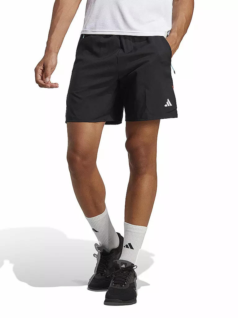 ADIDAS | Herren Fitness Short Train Icons | schwarz