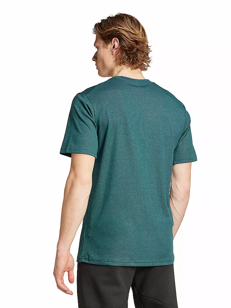 ADIDAS | Herren Fitnessshirt 	Train Essentials Feelready Novelty  | petrol